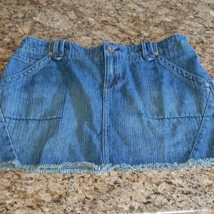 Roxy jean skirt